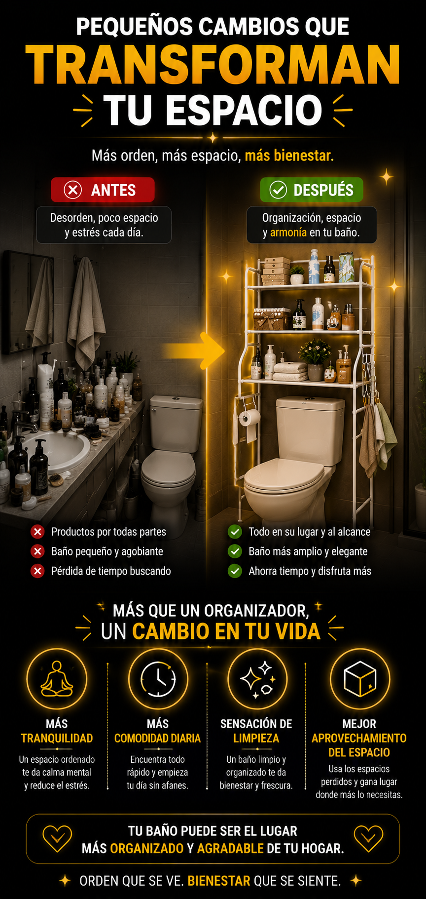 Estante Inteligente para Baño - CleanRack